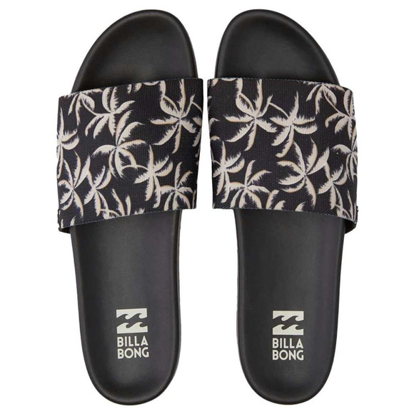Billabong Surf Retreat Slide Sandals Black Size 10 - Picture 1 of 6